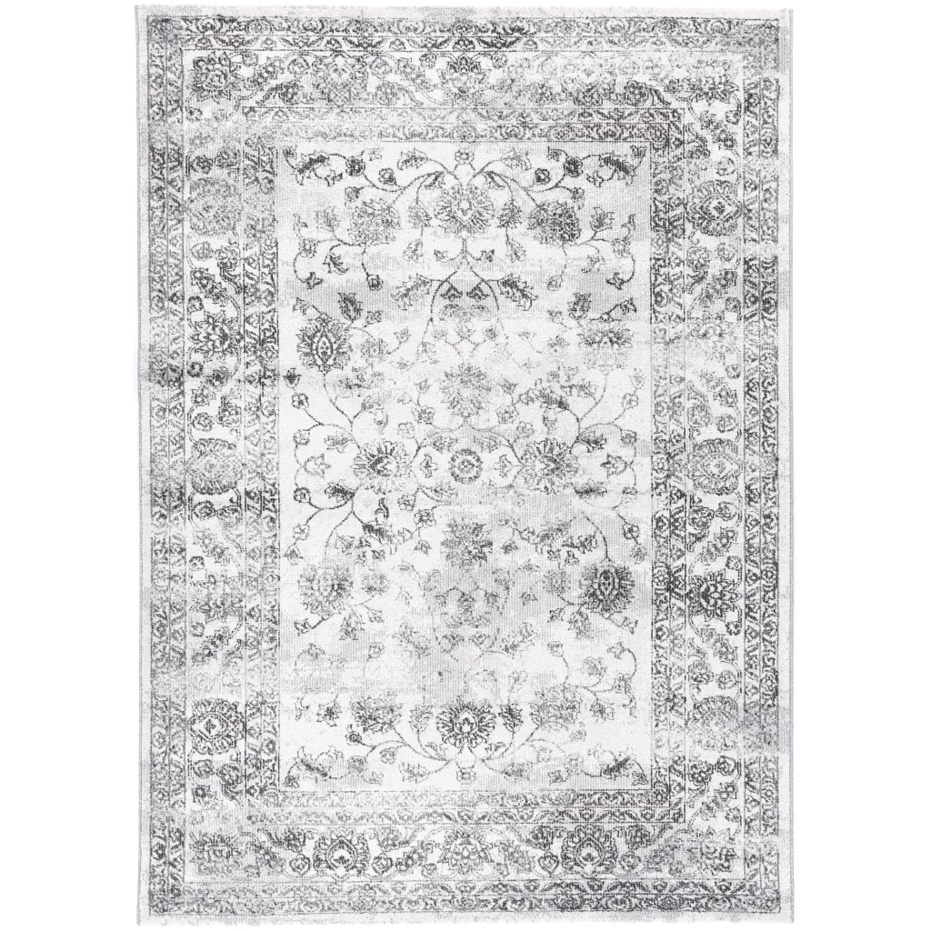 Salsa Serena Grey Ivory Rug - 160x230 - Home & Garden