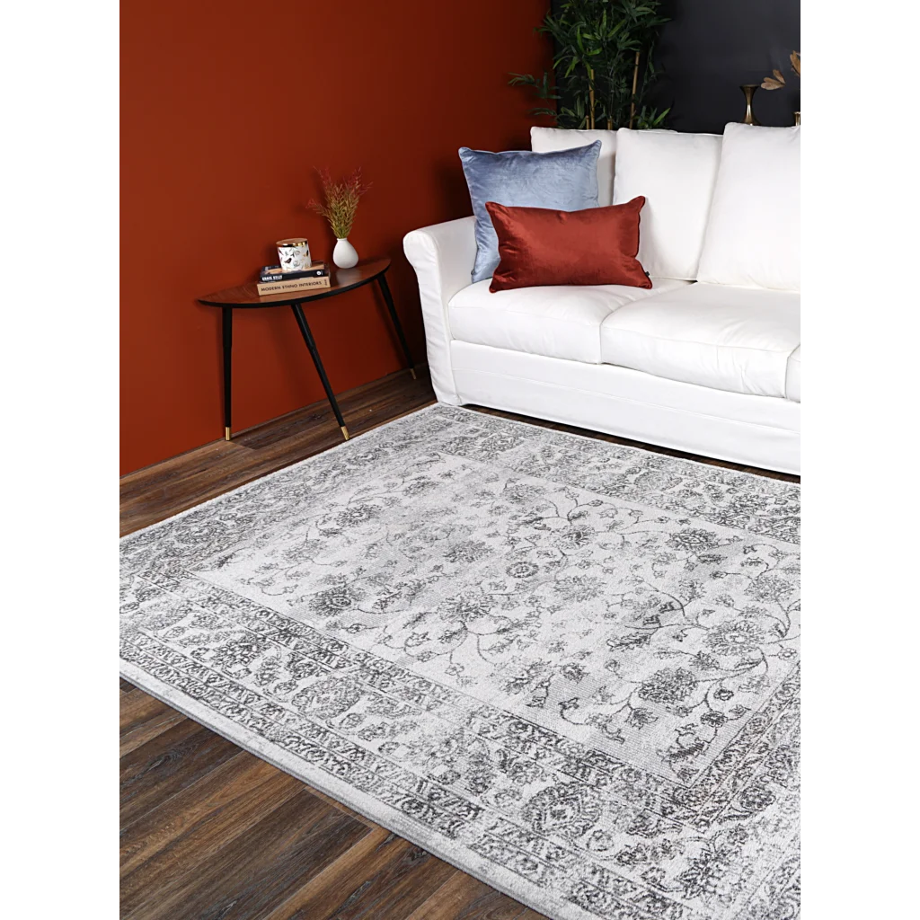Salsa Serena Grey Ivory Rug - 160x230 - Home & Garden