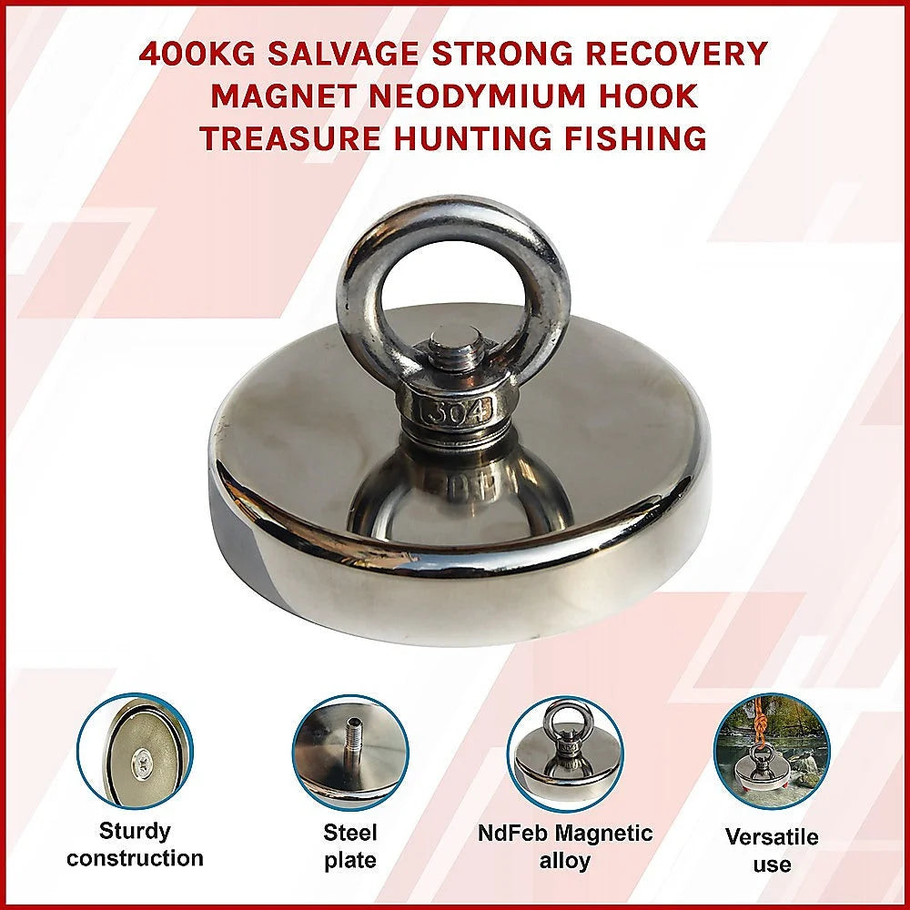 Salvage Strong Recovery Magnet 400Kg Neodymium Hook