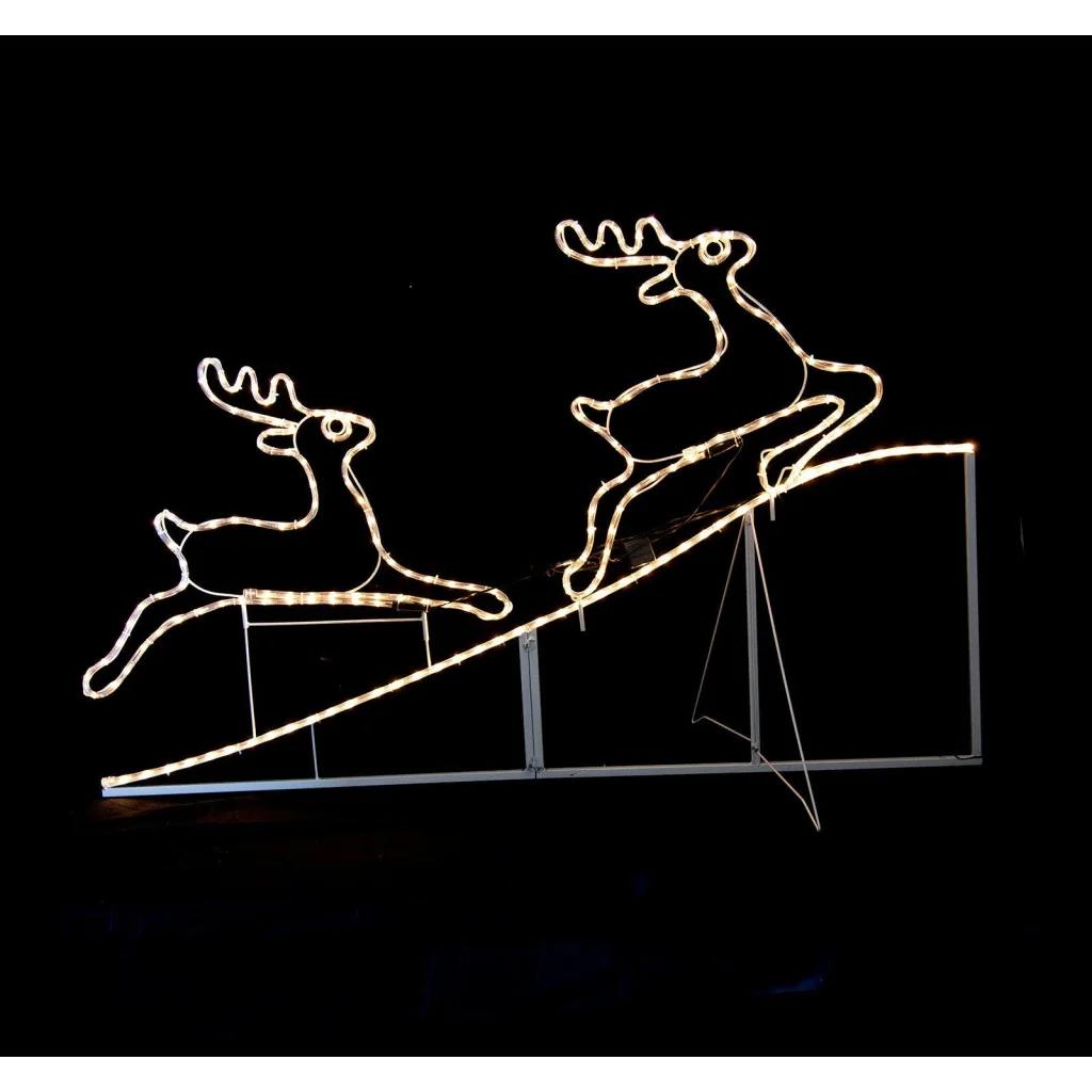 Samland Animated Running up Reindeer Rope Light