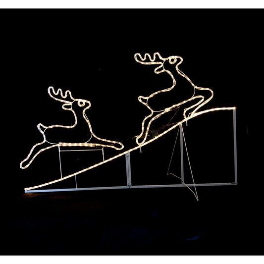 Samland Animated Running up Reindeer Rope Light