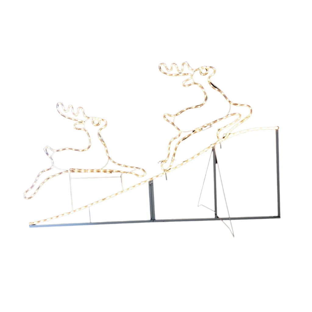 Samland Animated Running up Reindeer Rope Light
