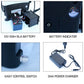 16l deep cycle battery with carry handle and positive negative posts