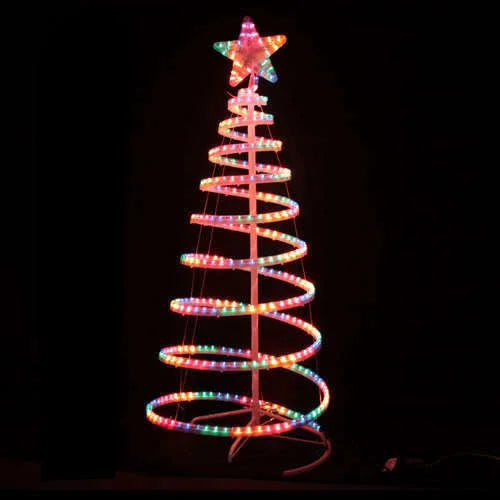 Samland Led 145cm Rope Light Christmas Tree & Star Motif