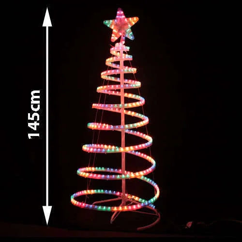 Samland Led 145cm Rope Light Christmas Tree & Star Motif