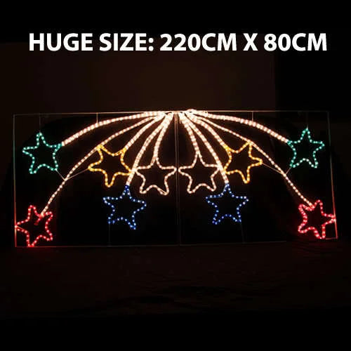 Samland Led Animated 10 Stars Motif Rope Light