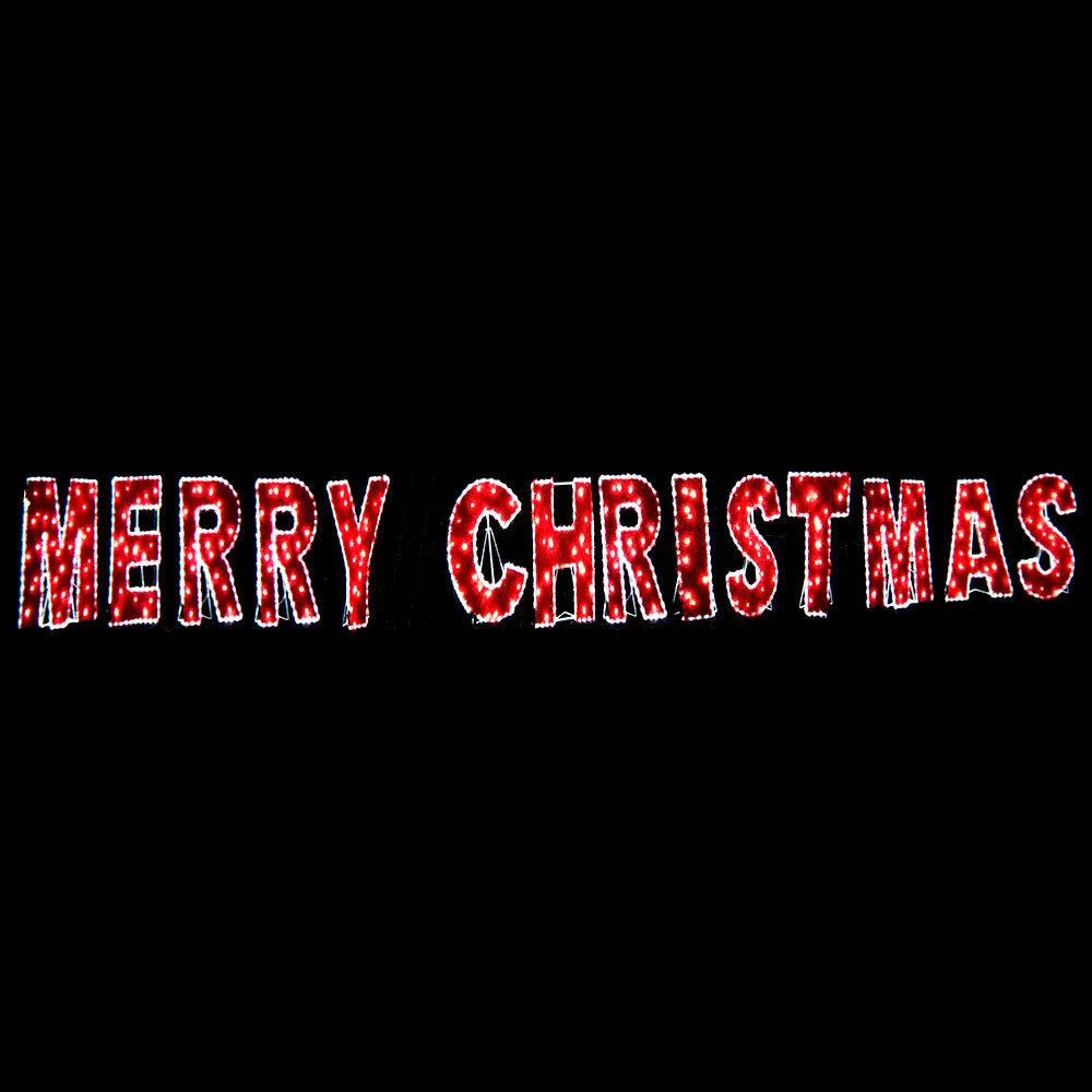 Samland Merry Christmas Commercial Led Light and Garland