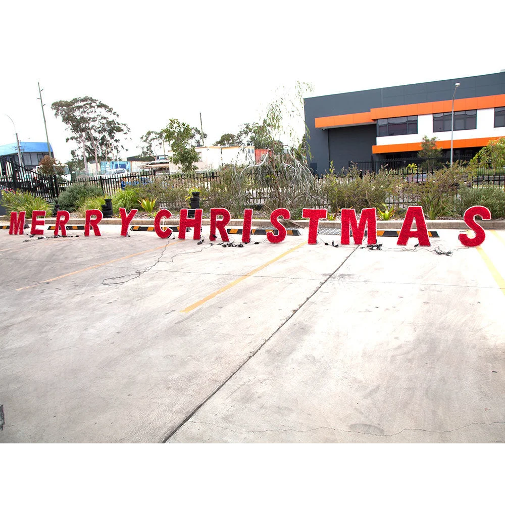 Samland Merry Christmas Commercial Led Light and Garland