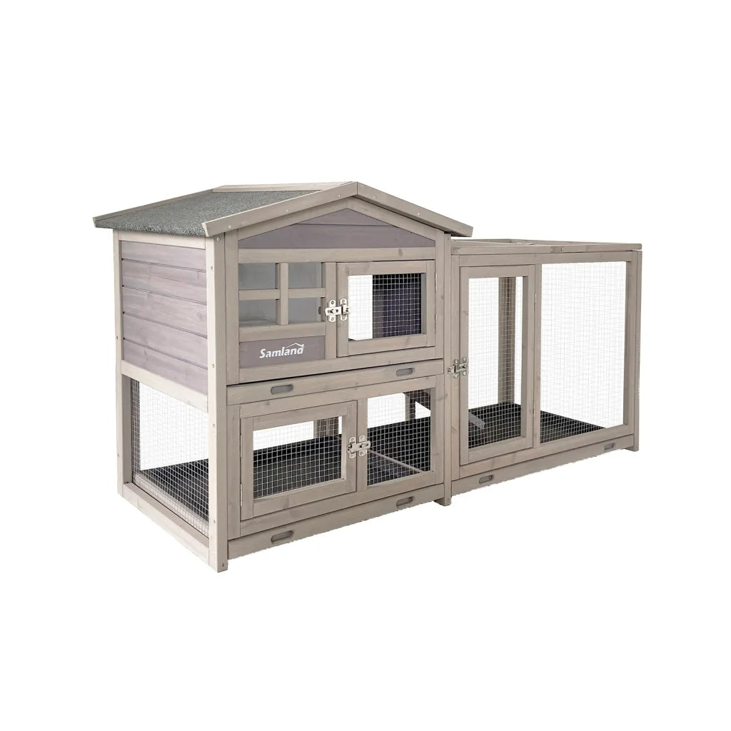 Samland Rabbit Hutch Cage Indoor and Outdoor Chicken Coop
