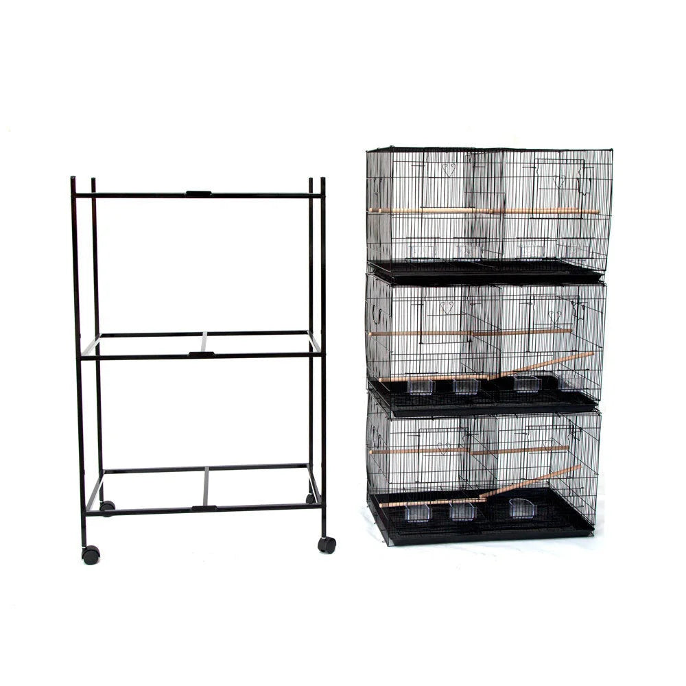 Samland Set of 3 Breeding Bird Cage with Center Dividor