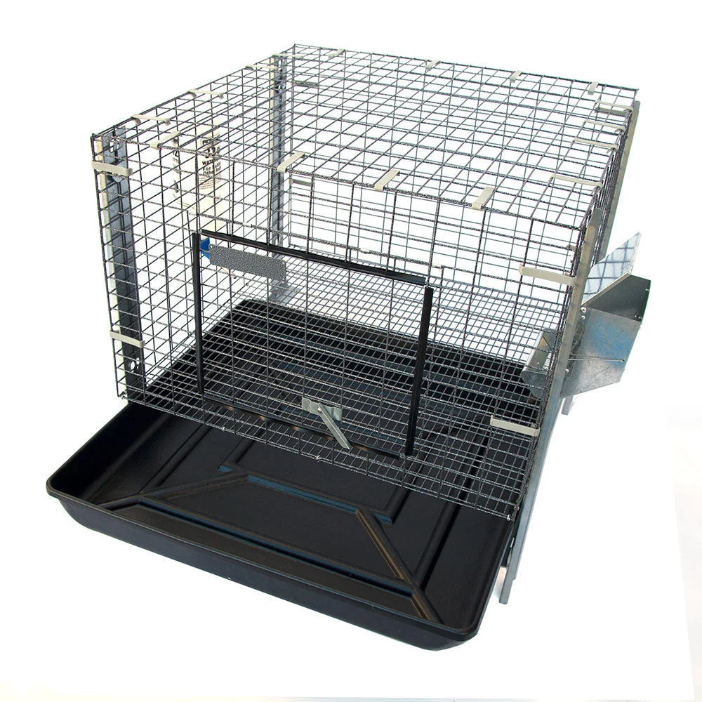 Samland Rabbit Hutch Samland Stackable Rabbit Cage with Feeder Water Bottle – Home My Garden