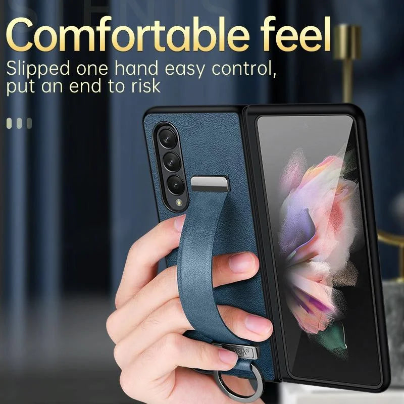 Samsung Galaxy Z Fold 4 Leather Shockproof Case-1915196533628866562