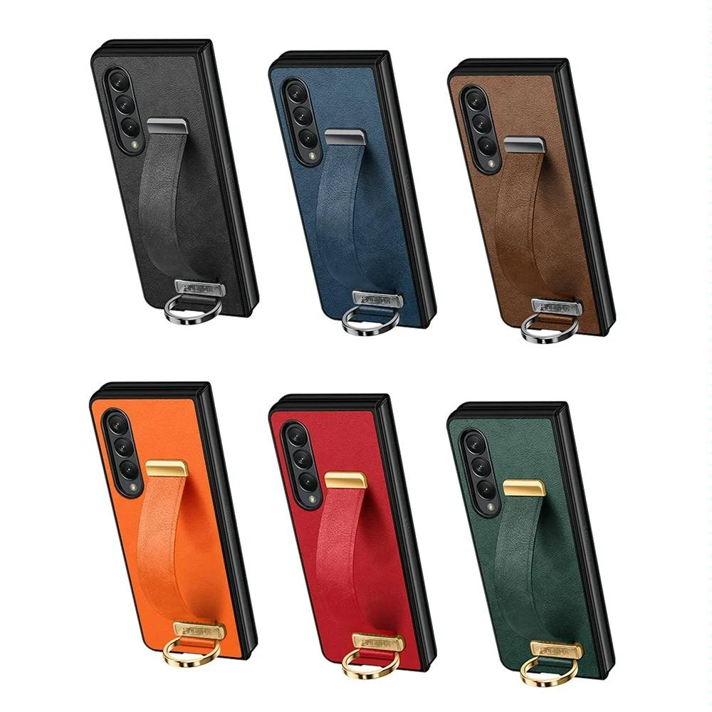 Samsung Galaxy Z Fold 4 Leather Shockproof Case-1915196533628866561