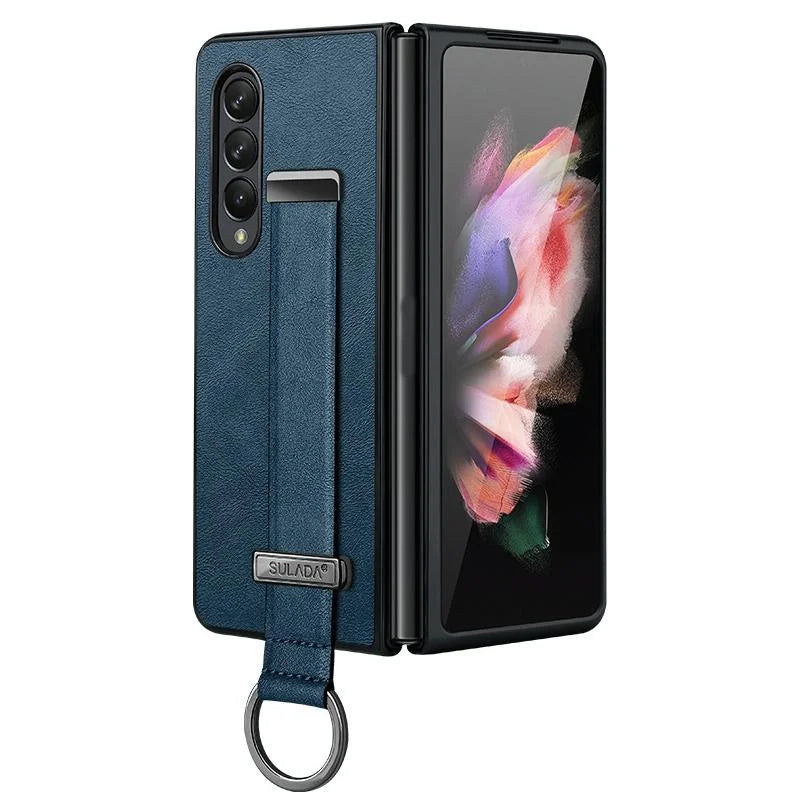 Samsung Galaxy Z Fold 4 Leather Shockproof Case-1915196533628866566
