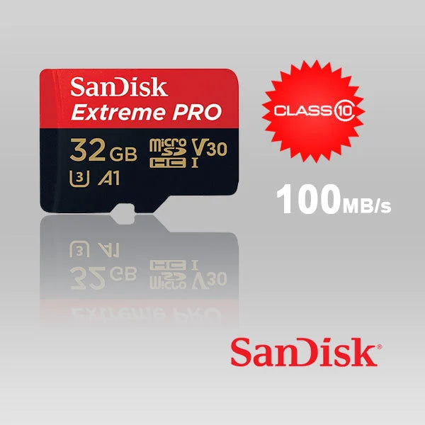 SANDISK 32GB MICRO SDHC EXTREME PRO 4K A1 V30 UHS-I U3