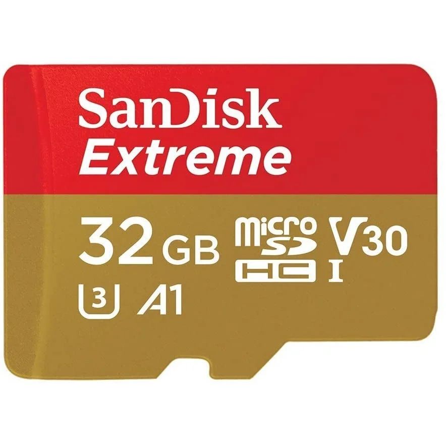 SANDISK 32GB MicroSDHC Extreme A1 V30 UHS-I U3 100MB/s