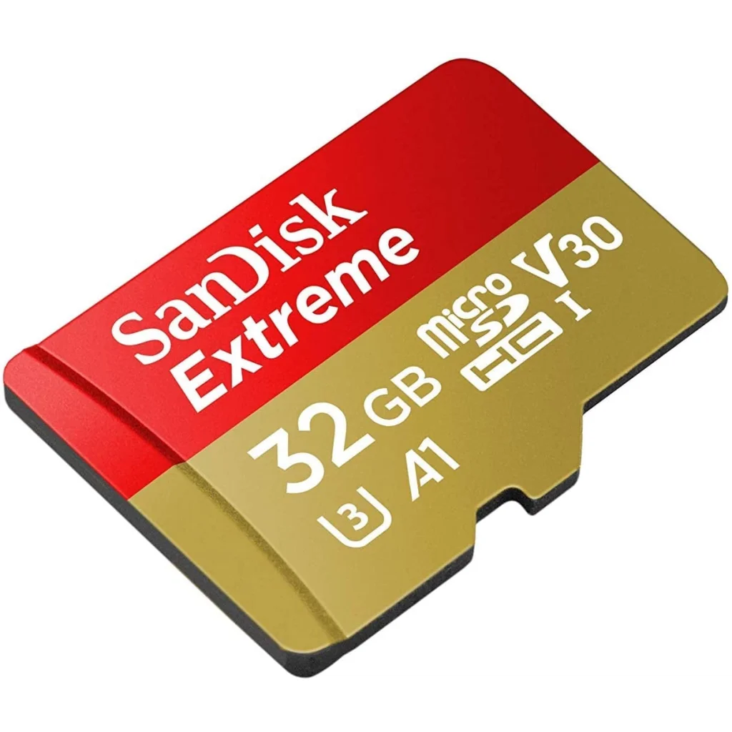 SANDISK 32GB MicroSDHC Extreme A1 V30 UHS-I U3 100MB/s