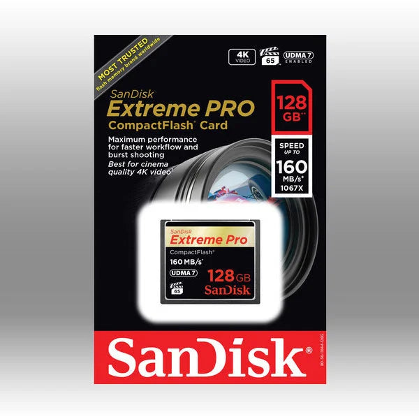 SanDisk Extreme Pro CompactFlash 128GB 160MB/s