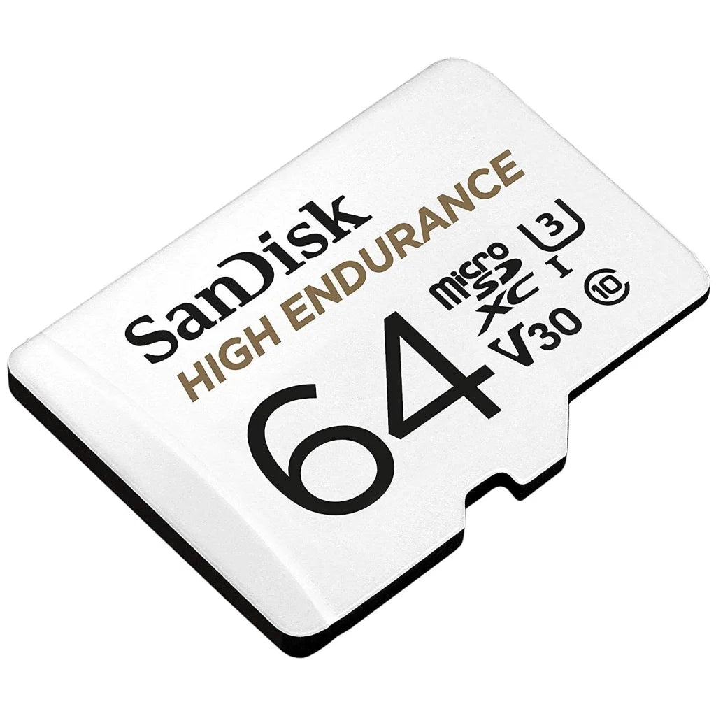 SANDISK High Endurance 64GB MicroSDHC Card UHS-I C10 U3 V30