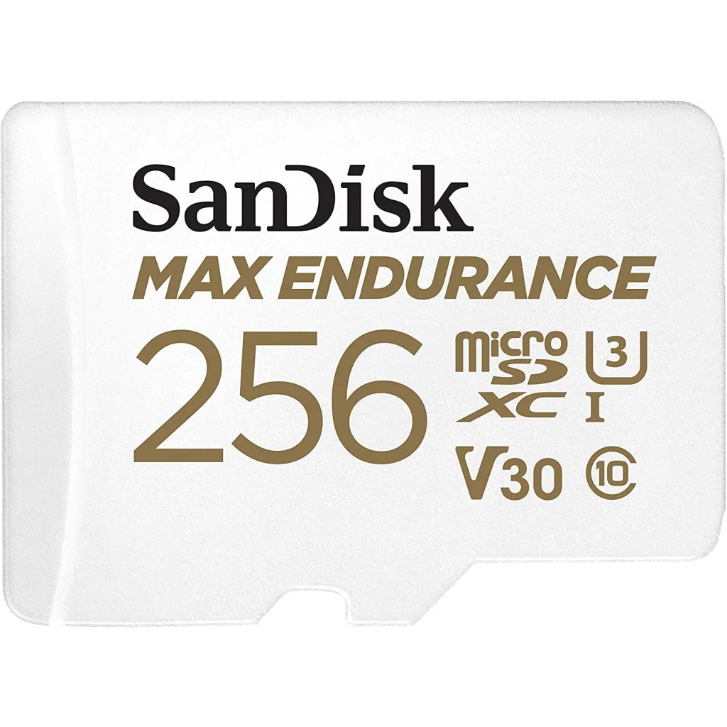 SanDisk Max Endurance MicroSDXC Card SQQVR 256G UHS-I C10