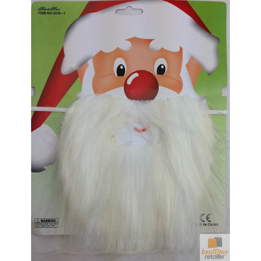 SANTA CLAUS BEARD Christmas Costume Fancy Dress Xmas