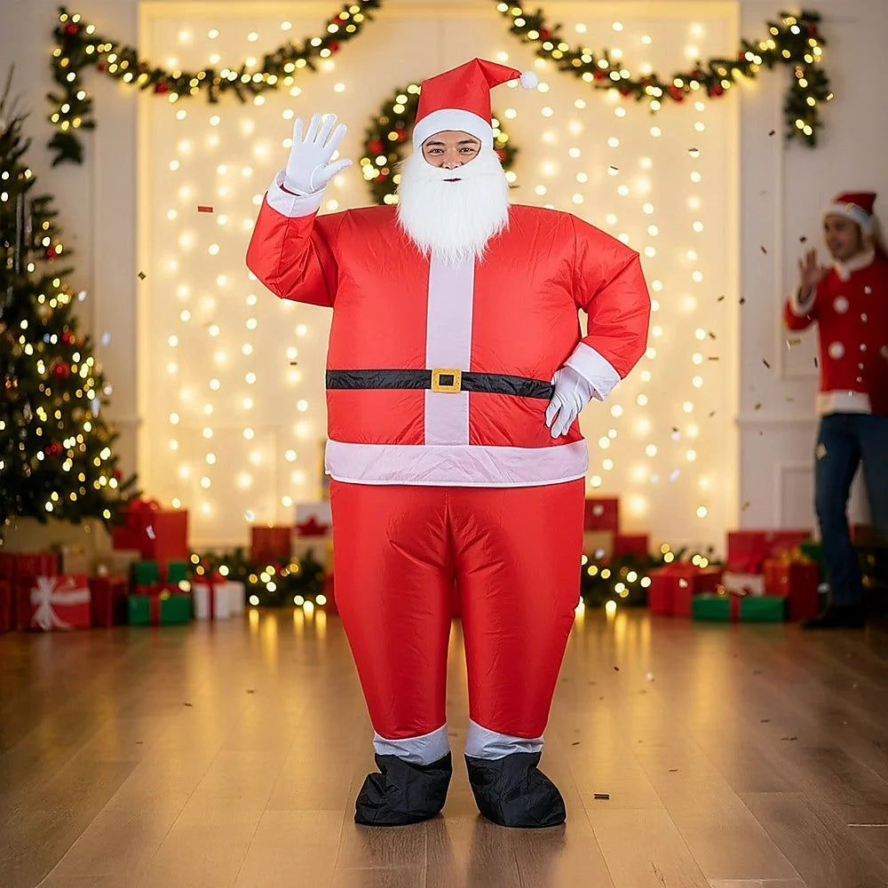 Santa Inflatable Costume - Costumes