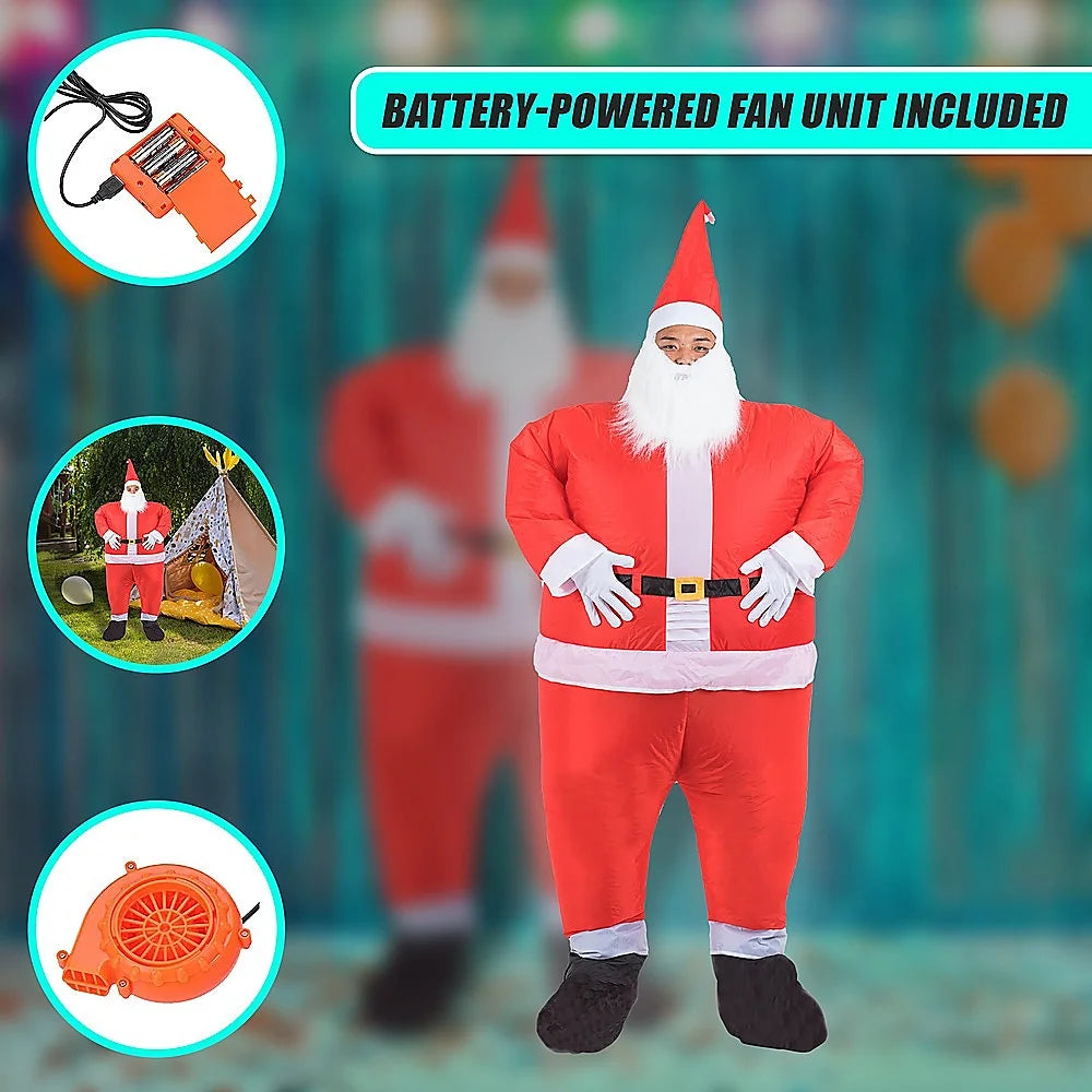 Santa Inflatable Costume - Costumes