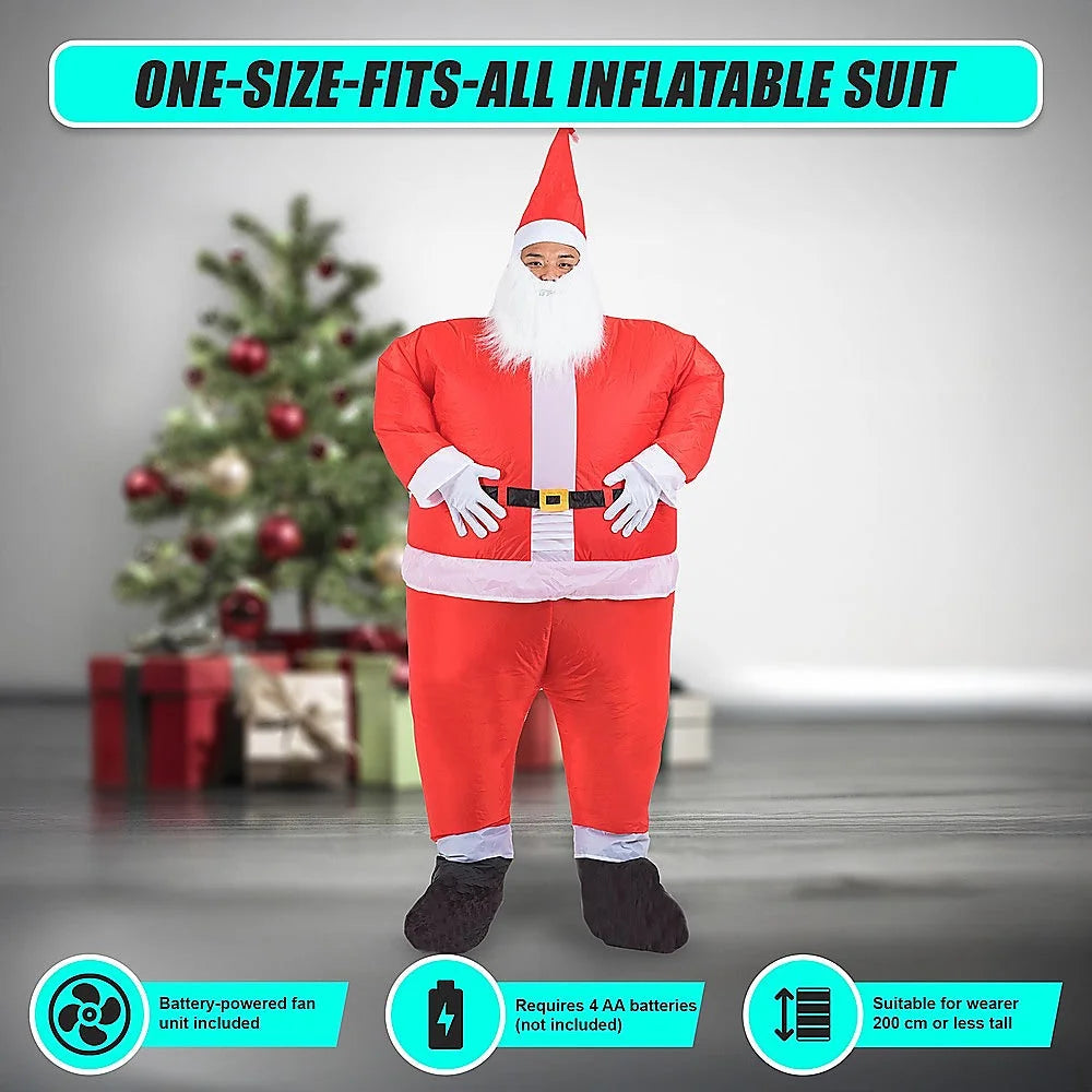 Santa Inflatable Costume - Costumes