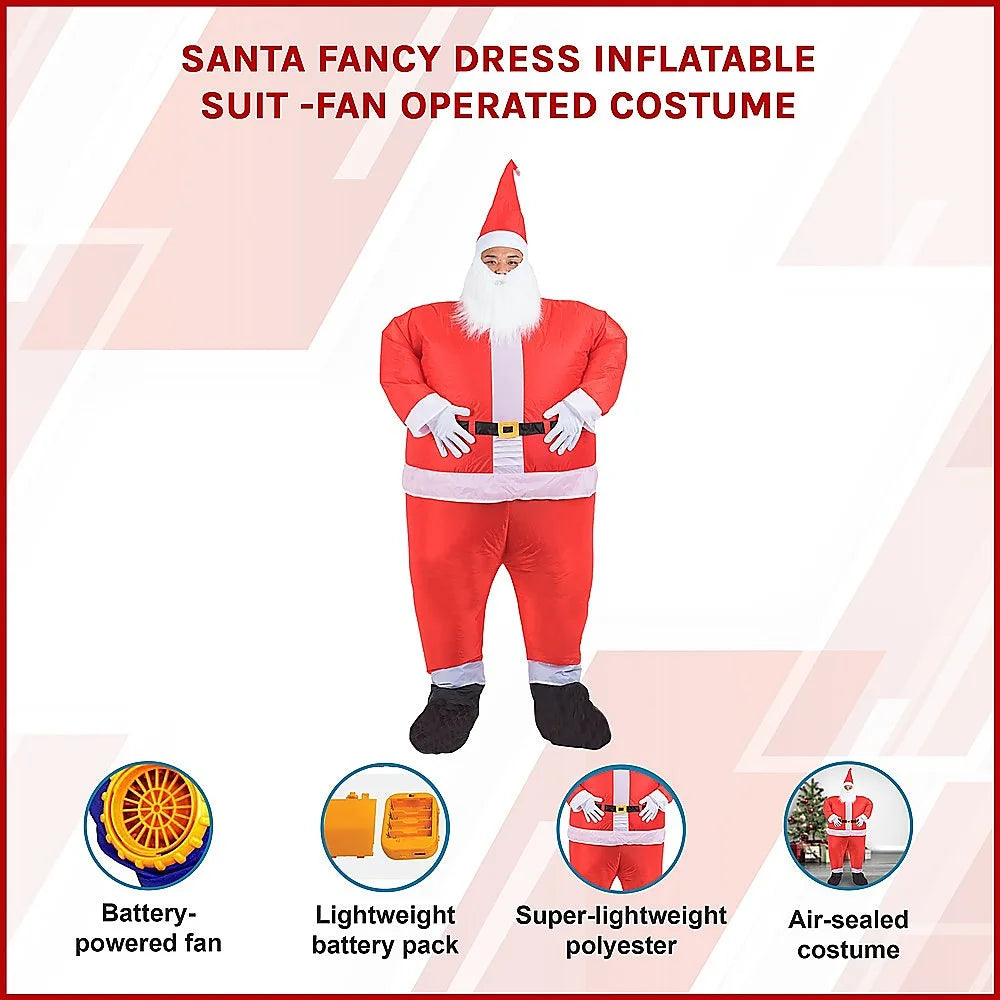 Santa Inflatable Costume - Costumes