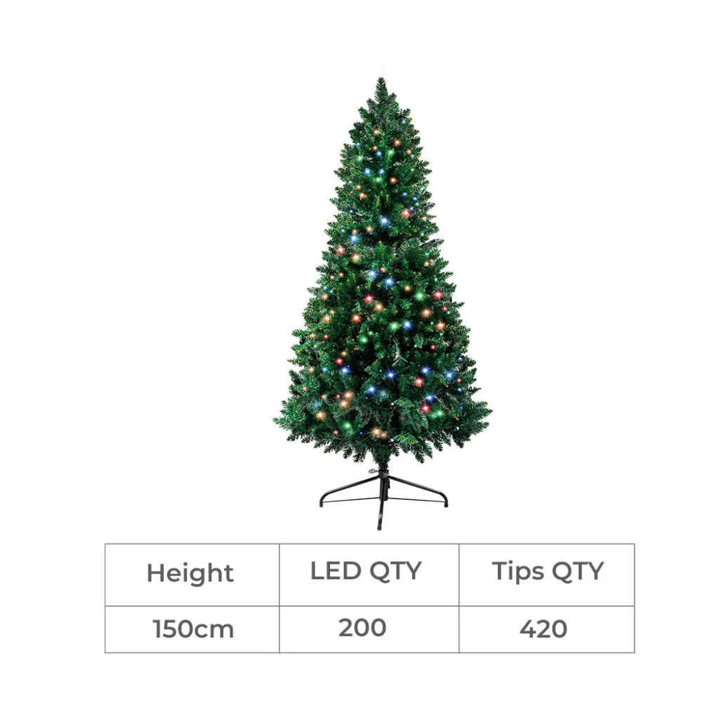 SANTACO Prelit Slim Pencil Christmas Tree 1.5M-1973193456264286210