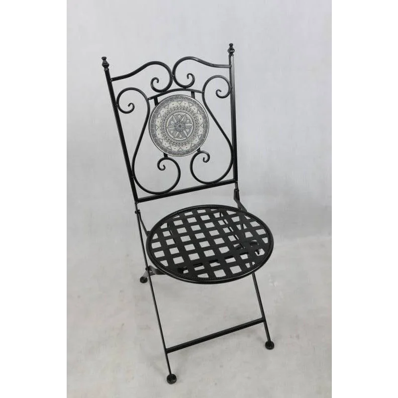 Santorini Charm 3pc Outdoor Table & Chairs Setting