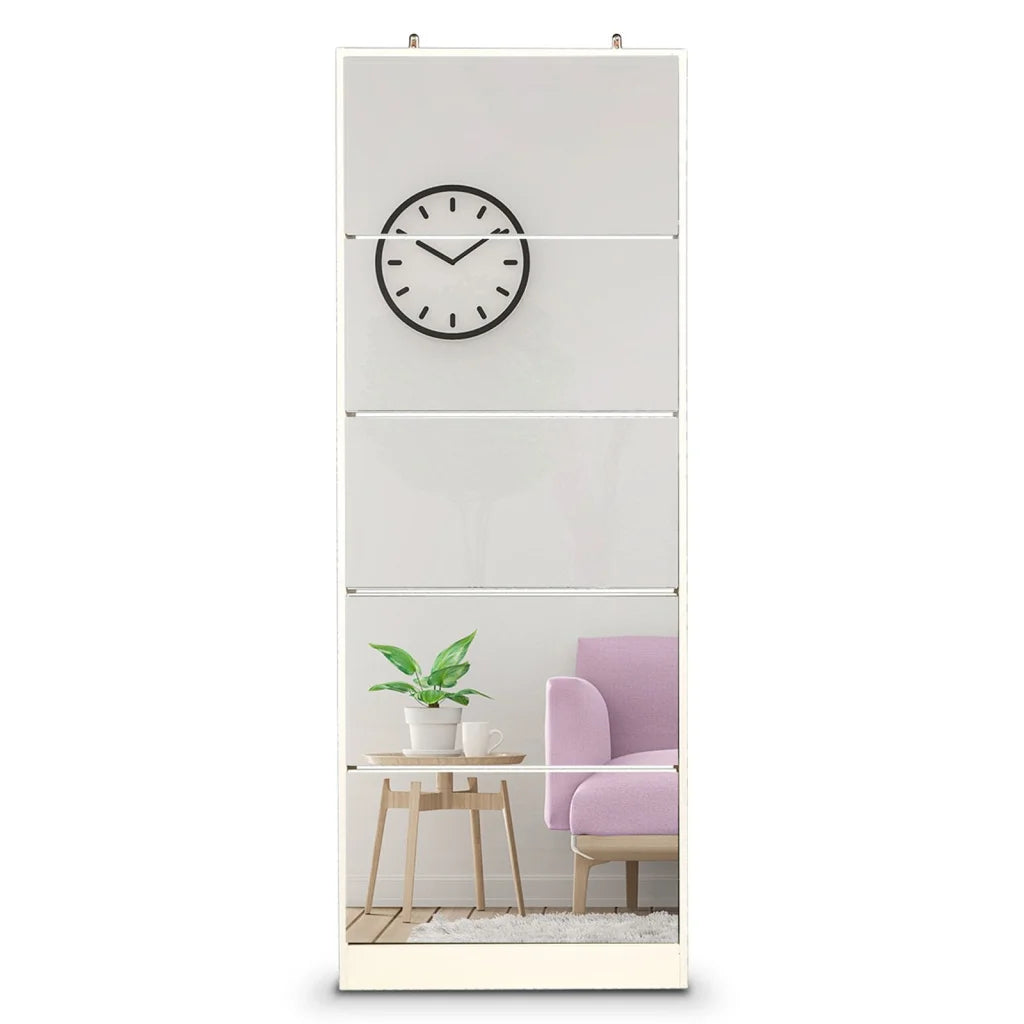 Sarantino 24 Pairs Shoe Cabinet Rack Storage Cupboard