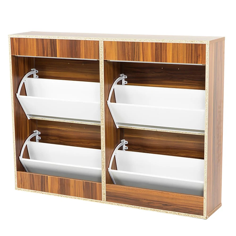 Sarantino 24 Pairs Shoe Cabinet Rack Storage Cupboard