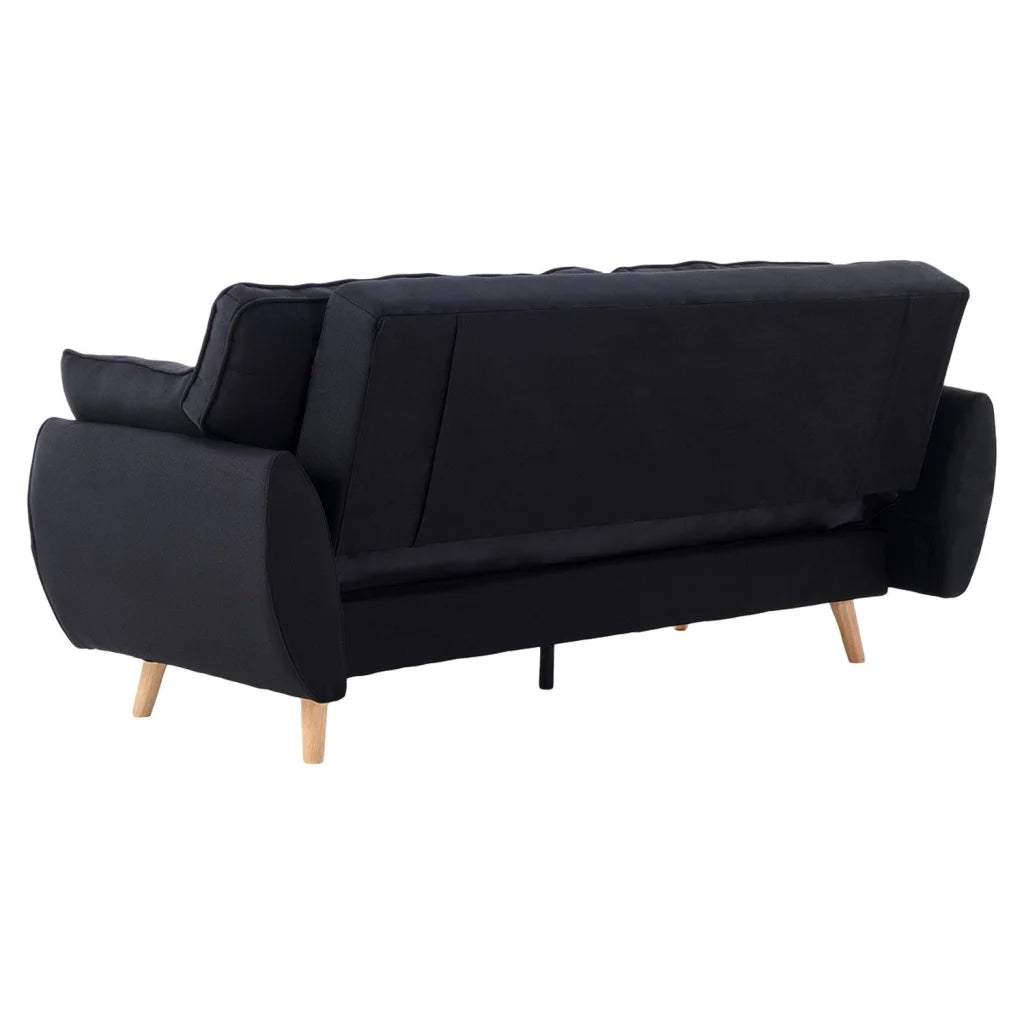 Sarantino 3 Seater Modular Linen Fabric Sofa Bed Couch