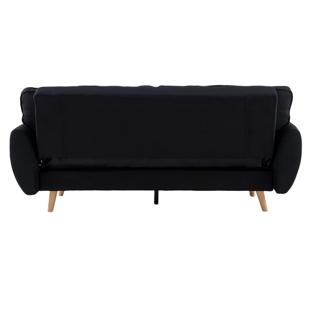 Sarantino 3 Seater Modular Linen Fabric Sofa Bed Couch