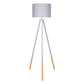 Sarantino Adjustable Height Arc Floor Lamp Antique Brass