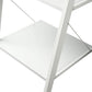 Sarantino Amelia 5-Tier Ladder Shelf in White - Furniture >