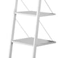Sarantino Amelia 5-Tier Ladder Shelf in White - Furniture >