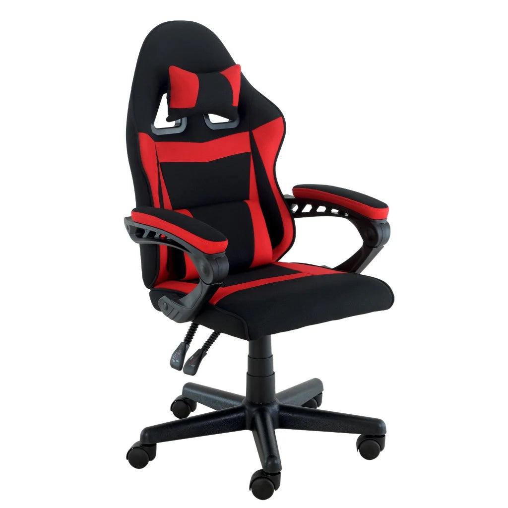 Sarantino Antre Kids Study Gaming Chair Black Red Computer