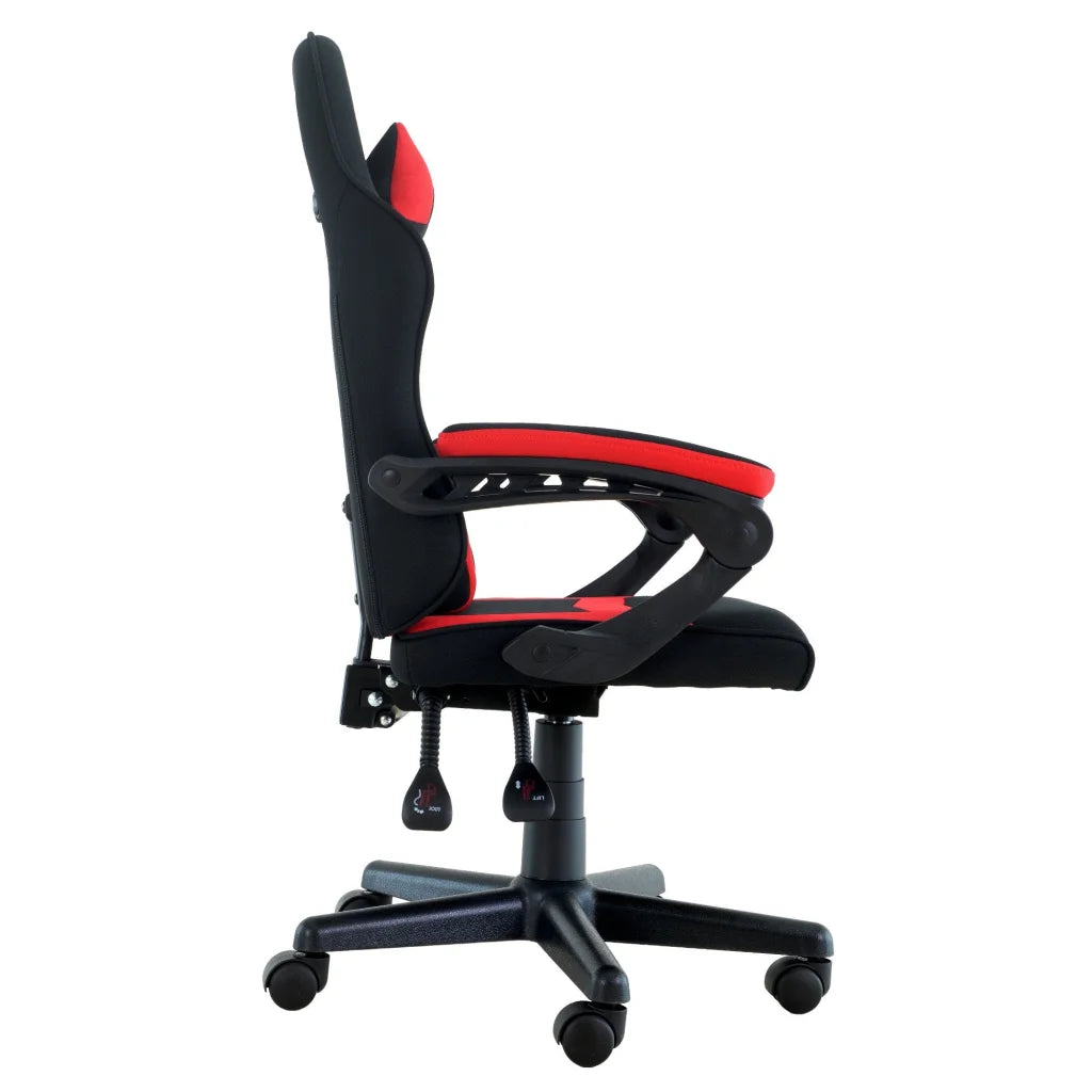 Sarantino Antre Kids Study Gaming Chair Black Red Computer