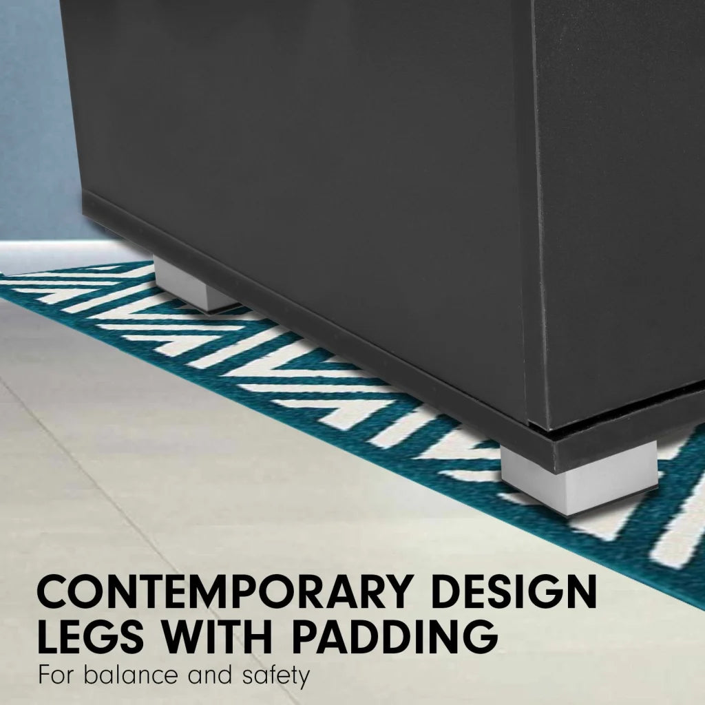 Sarantino Bedside Table Cabinet Storage Chest 2 Drawers