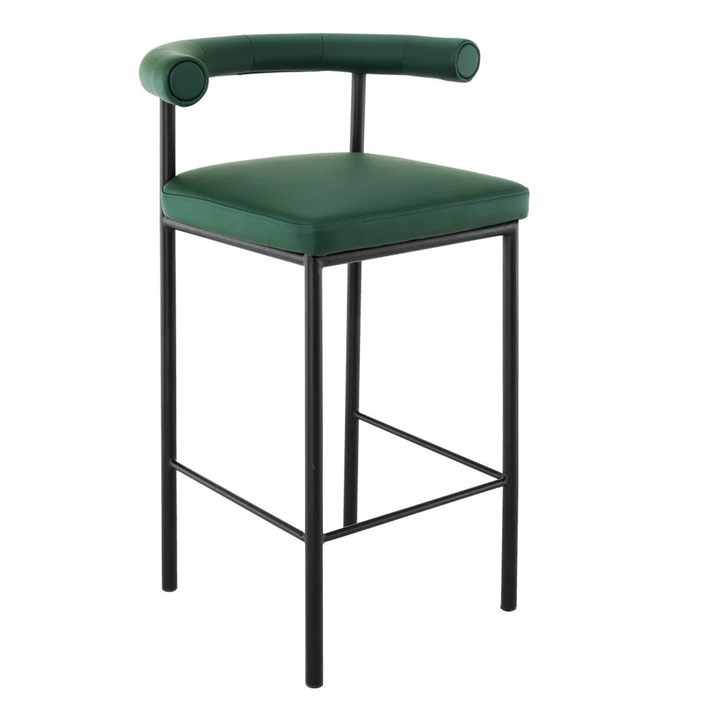 Sarantino Cedric Bar Stool W/ High-density Foam Upholstered