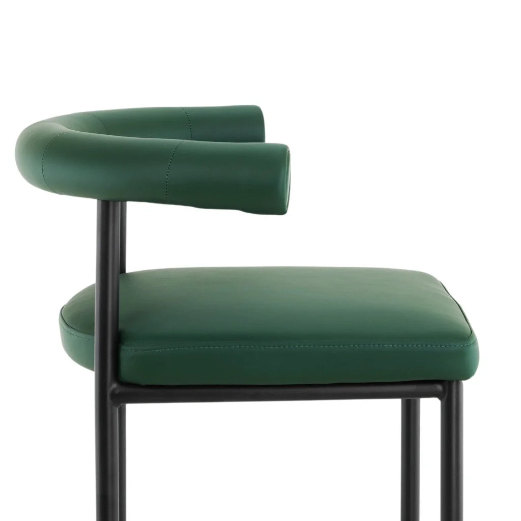 Sarantino Cedric Bar Stool W/ High-density Foam Upholstered