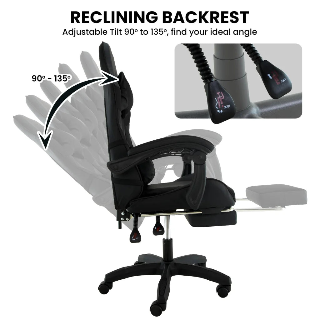 Sarantino Cueva Reclining High Back Office Gaming Chair