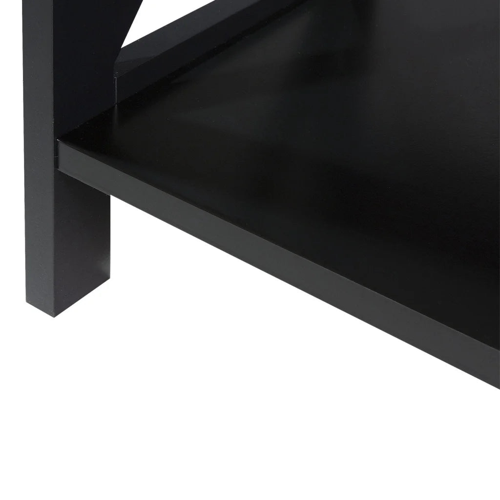 Sarantino Daphne 5-tier Cross Panel Bookshelf - Furniture >