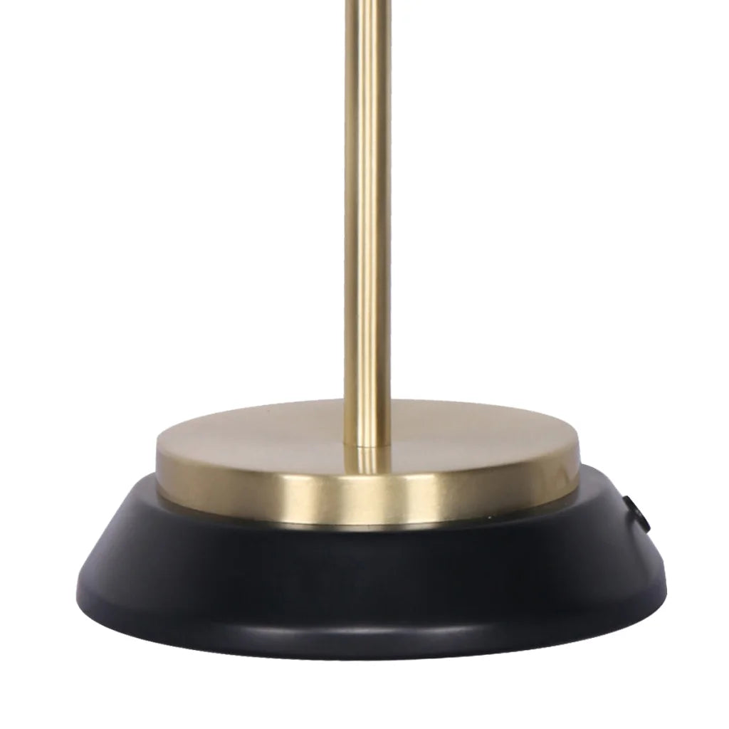 Sarantino Electric Reading Light Table Lamp Brass Finish