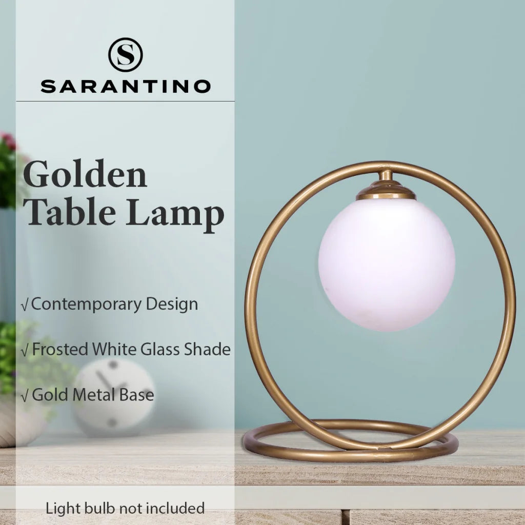 Sarantino Gold Metal Table Lamp - Home & Garden > Lighting