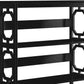 Sarantino Laurel 3-Tier Bookshelf Display Rack in Black