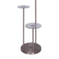 Sarantino Metal Floor Lamp with Glass Shelves - Home &