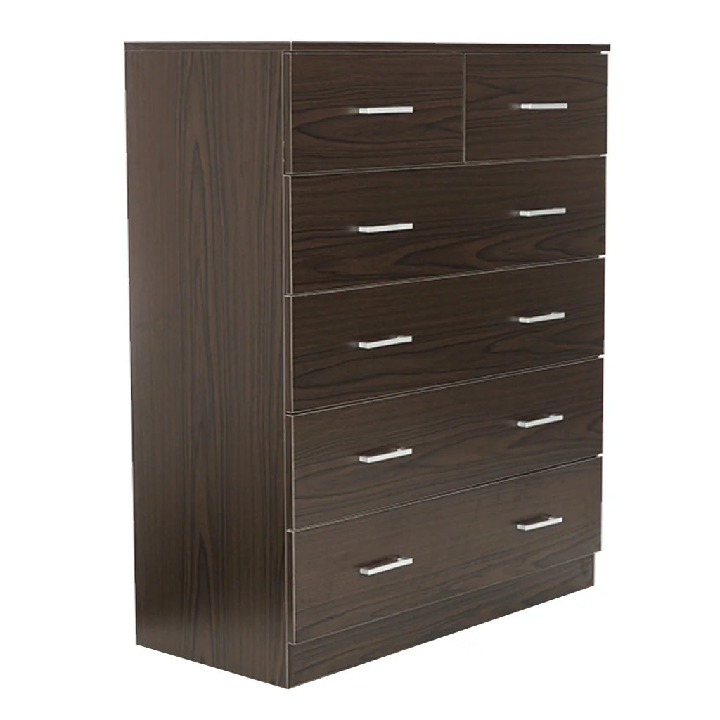 Sarantino Tallboy Dresser 6 Chest Of Drawers Cabinet